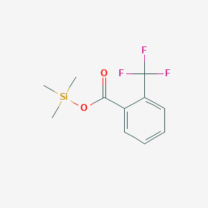 molecular formula C11H13F3O2Si B14244667 Trimethylsilyl 2-(trifluoromethyl)benzoate CAS No. 189689-95-0