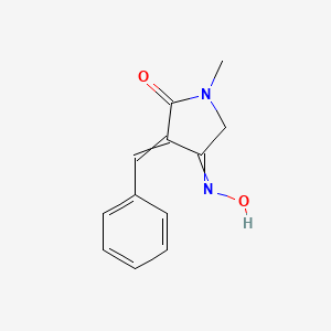 3-Benzylidene-4-(hydroxyimino)-1-methylpyrrolidin-2-one