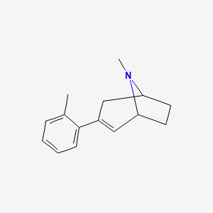 8-Methyl-3-(2-methylphenyl)-8-azabicyclo[3.2.1]oct-2-ene