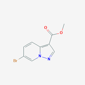 molecular formula C9H7BrN2O2 B1424474 Methyl 6-bromopyrazolo[1,5-A]pyridine-3-carboxylate CAS No. 1062368-70-0