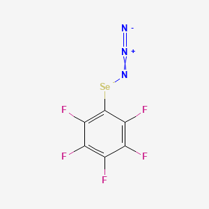 molecular formula C6F5N3Se B14244742 1-Azidoselanyl-2,3,4,5,6-pentafluorobenzene CAS No. 385808-66-2