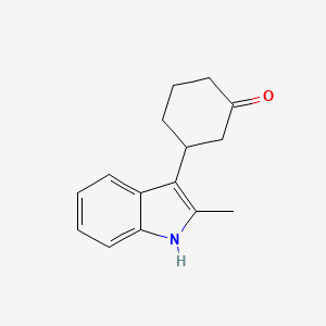 Cyclohexanone, 3-(2-methyl-1H-indol-3-yl)-