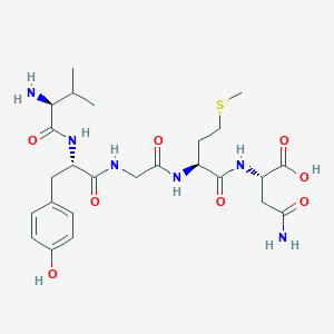 L-Valyl-L-tyrosylglycyl-L-methionyl-L-asparagine