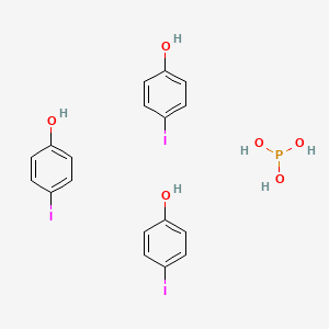 4-Iodophenol;phosphorous acid