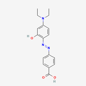 4-{2-[4-(Diethylamino)-6-oxocyclohexa-2,4-dien-1-ylidene]hydrazinyl}benzoic acid