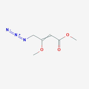 molecular formula C6H9N3O3 B14244849 Methyl 4-azido-3-methoxybut-2-enoate CAS No. 459869-25-1