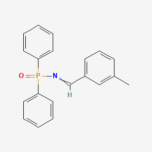 N-[(3-Methylphenyl)methylidene]-P,P-diphenylphosphinic amide