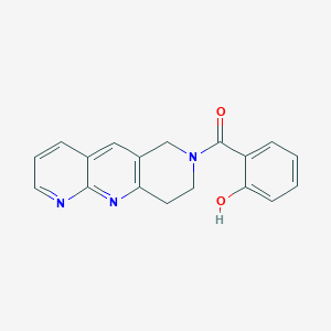 8,9-dihydro-6H-pyrido[4,3-b][1,8]naphthyridin-7-yl-(2-hydroxyphenyl)methanone