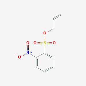 molecular formula C9H9NO5S B14244887 Prop-2-en-1-yl 2-nitrobenzene-1-sulfonate CAS No. 189264-21-9