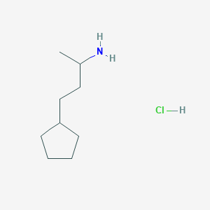 4-Cyclopentylbutan-2-amine hydrochloride