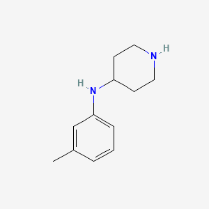 molecular formula C12H18N2 B1424495 N-(3-methylphenyl)piperidin-4-amine CAS No. 1178145-01-1