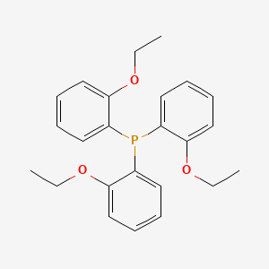 molecular formula C24H27O3P B14245009 Tris(2-ethoxyphenyl)phosphane CAS No. 485817-30-9