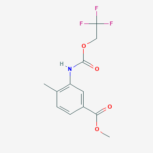 Methyl 4-methyl-3-{[(2,2,2-trifluoroethoxy)carbonyl]amino}benzoate