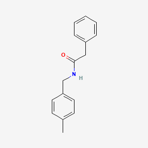 molecular formula C16H17NO B14245068 N-(4-methylbenzyl)-2-phenylacetamide CAS No. 349126-18-7