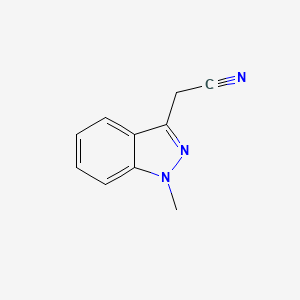 2-(1-methyl-1H-indazol-3-yl)acetonitrile