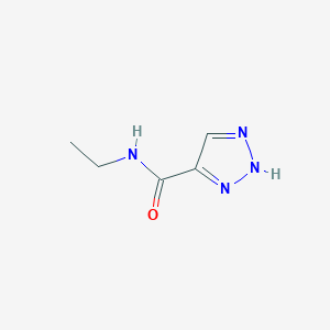 molecular formula C5H8N4O B1424511 N-乙基-1H-1,2,3-三唑-4-甲酰胺 CAS No. 1342762-99-5