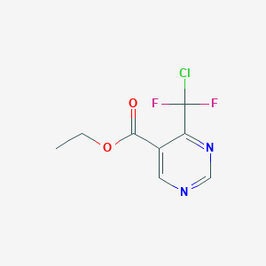 Ethyl 4-[chloro(difluoro)methyl]pyrimidine-5-carboxylate