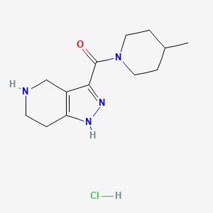 (4-Methyl-1-piperidinyl)(4,5,6,7-tetrahydro-1H-pyrazolo[4,3-c]pyridin-3-yl)methanone HCl