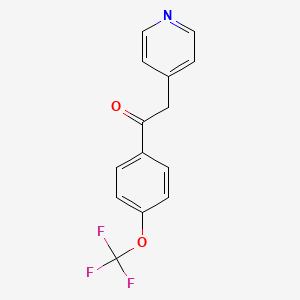 2-(4-Pyridyl)-1-(4-trifluoromethoxyphenyl)ethanone