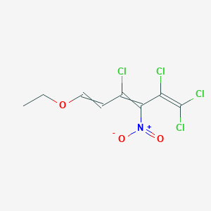 1,1,2,4-Tetrachloro-6-ethoxy-3-nitrohexa-1,3,5-triene