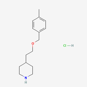 4-{2-[(4-Methylbenzyl)oxy]ethyl}piperidine hydrochloride