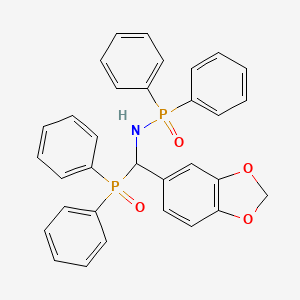 molecular formula C32H27NO4P2 B14245225 Agn-PC-00jqiu CAS No. 398453-30-0