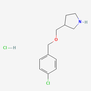 3-{[(4-Chlorobenzyl)oxy]methyl}pyrrolidine hydrochloride