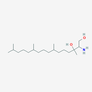 molecular formula C20H43NO2 B14245361 1,3-Hexadecanediol, 2-amino-3,7,11,15-tetramethyl- CAS No. 519753-32-3