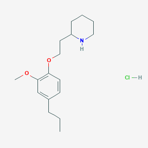 2-[2-(2-Methoxy-4-propylphenoxy)ethyl]piperidine hydrochloride