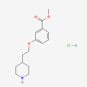 Methyl 3-[2-(4-piperidinyl)ethoxy]benzoate hydrochloride