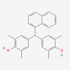 4,4'-[(Naphthalen-1-yl)methylene]bis(2,6-dimethylphenol)