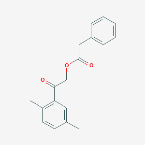 2-(2,5-Dimethylphenyl)-2-oxoethyl phenylacetate