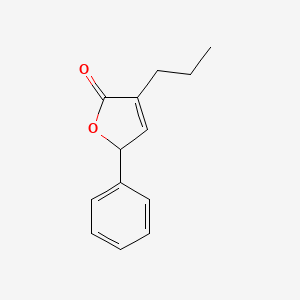 2(5H)-Furanone, 5-phenyl-3-propyl-