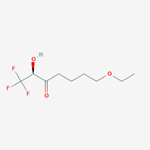 (2S)-7-Ethoxy-1,1,1-trifluoro-2-hydroxyheptan-3-one