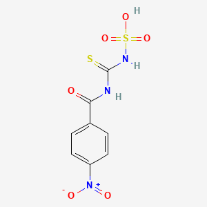 [(4-Nitrobenzoyl)carbamothioyl]sulfamic acid