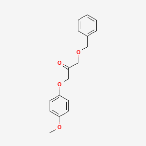 2-Propanone, 1-(4-methoxyphenoxy)-3-(phenylmethoxy)-