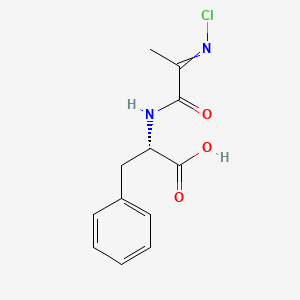 N-[2-(Chloroimino)propanoyl]-L-phenylalanine