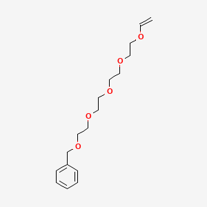 molecular formula C17H26O5 B14245826 2,5,8,11,14-Pentaoxahexadec-15-ene, 1-phenyl- CAS No. 253871-03-3