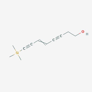 molecular formula C11H16OSi B14245835 8-(Trimethylsilyl)oct-5-ene-3,7-diyn-1-ol CAS No. 184636-69-9