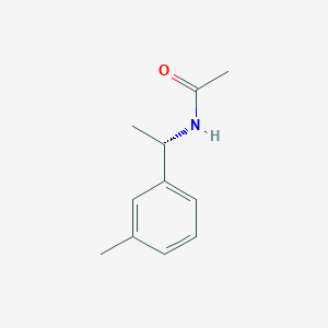 molecular formula C11H15NO B14245837 N-[(1S)-1-(3-Methylphenyl)ethyl]acetamide CAS No. 253199-24-5