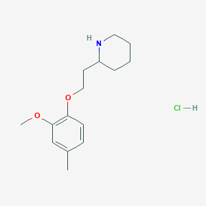 2-[2-(2-Methoxy-4-methylphenoxy)ethyl]piperidine hydrochloride