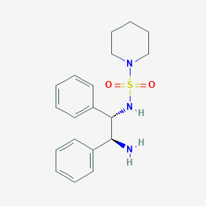 N-[(1S,2S)-2-amino-1,2-diphenylethyl]piperidine-1-sulfonamide