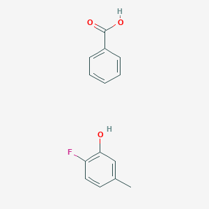 Benzoic acid;2-fluoro-5-methylphenol