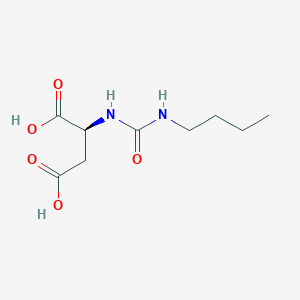 N-(Butylcarbamoyl)-L-aspartic acid