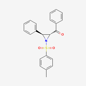 Aziridine, 2-benzoyl-1-[(4-methylphenyl)sulfonyl]-3-phenyl-, (2R,3S)-