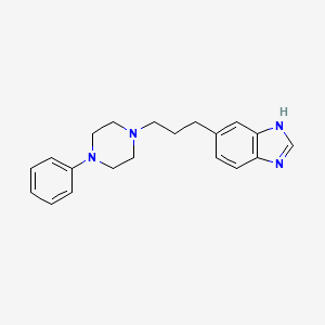 1H-Benzimidazole, 5-[3-(4-phenyl-1-piperazinyl)propyl]-