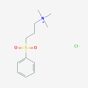 1-Propanaminium, N,N,N-trimethyl-3-(phenylsulfonyl)-, chloride