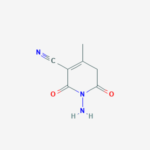 1-Amino-4-methyl-2,6-dioxo-1,2,5,6-tetrahydropyridine-3-carbonitrile