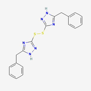 3,3'-Disulfanediylbis(5-benzyl-1H-1,2,4-triazole)