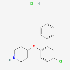 5-Chloro[1,1'-biphenyl]-2-yl 4-piperidinyl ether hydrochloride